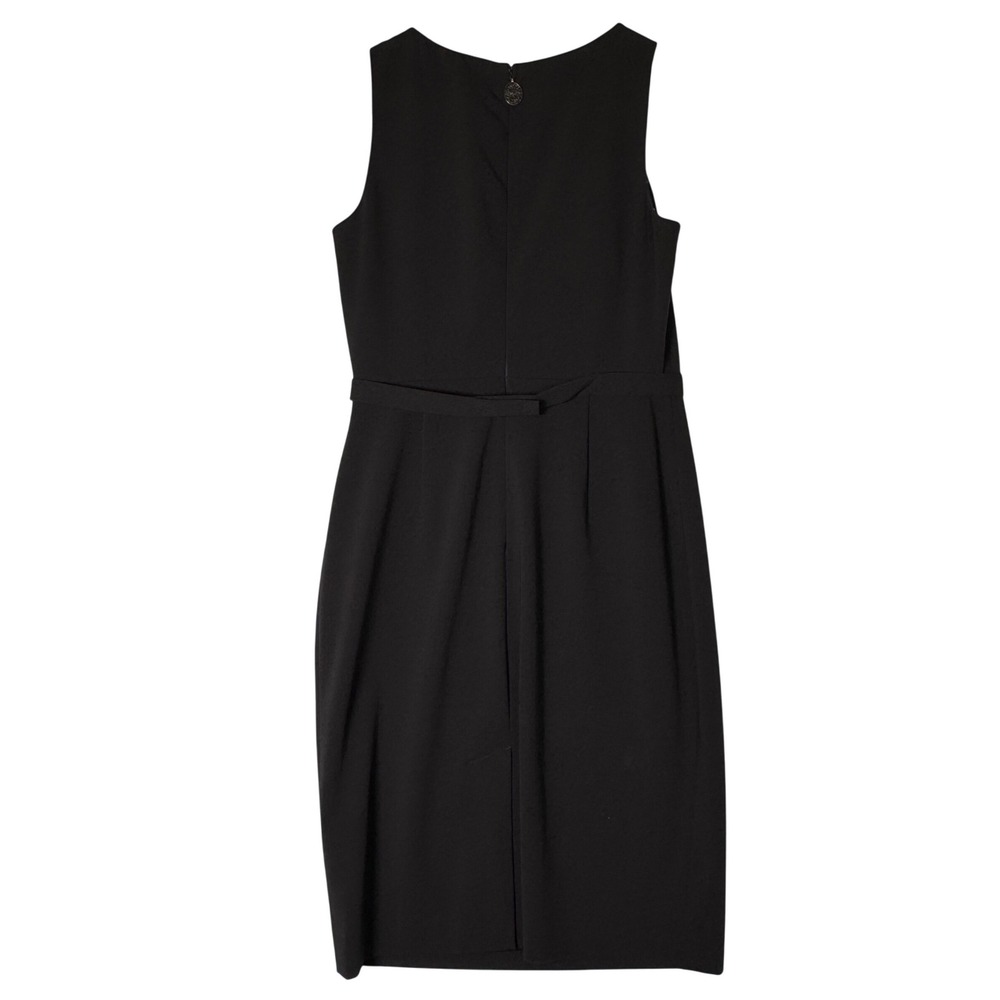 Elie Tahari Womens Size XS Black Sheath Dress Sleeveless LBD Office‎ Work - Picture 2 of 10